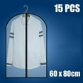 thumbnail image 1 of 5/10/15 PCS Garment Bags for Storage, Dust-Proof Suit Bags Garment Cover with Sturdy Zipper, Washable Dust Cover for Clothes Dress Jackets Travel Closet Storage, 1 of 1