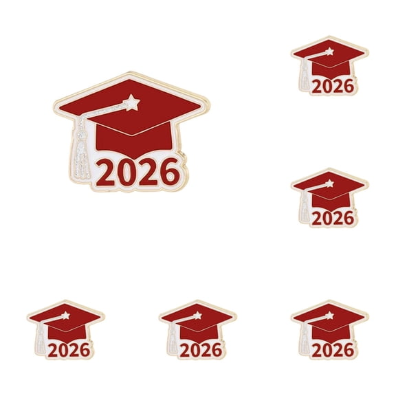 5/10/15 Pack Graduation Pins Bulk Class of 2026 Enamel Lapel Pins Cap Diploma Design for Backpack Hat Jackets Congrat Grads Gifts Students Teachers Graduation Party Favors