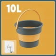 thumbnail image 1 of 5/10/17L Portable Folding Bucket Multifunctional Thickened Silicone Bucket for Car Washing and Fishing Camping Folding Bucket, 1 of 10