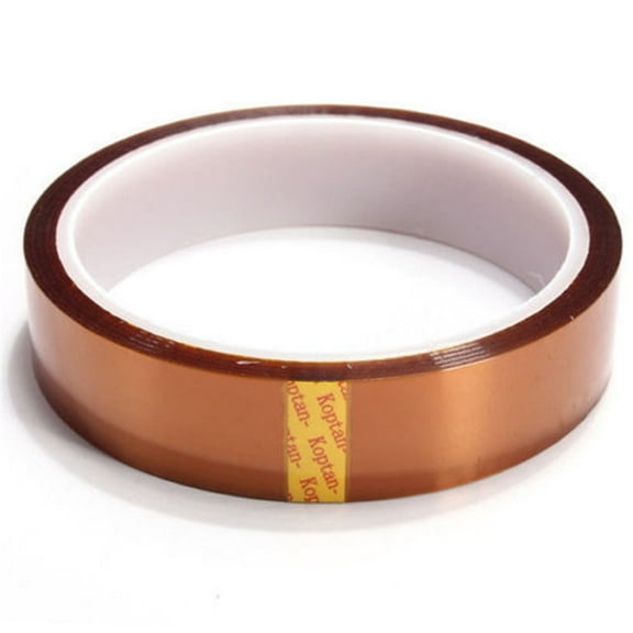 5/10/20/30/50Mm Width Heat Resistant High Temperature Polyimide Gold Finger Tape With Electrical Insulation Low Temperature Resistant 20Mm*33M Length For Electronics
