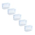 thumbnail image 1 of 5/10/20Pcs 6.7x2x4.5 Inch Clear Zippered Toiletry Carry Pouch Toiletry Bag - Portable Cosmetic Makeup Bag for Vacation Bathroom - Clear Travel Bag for Toiletries & Organizing, 1 of 6