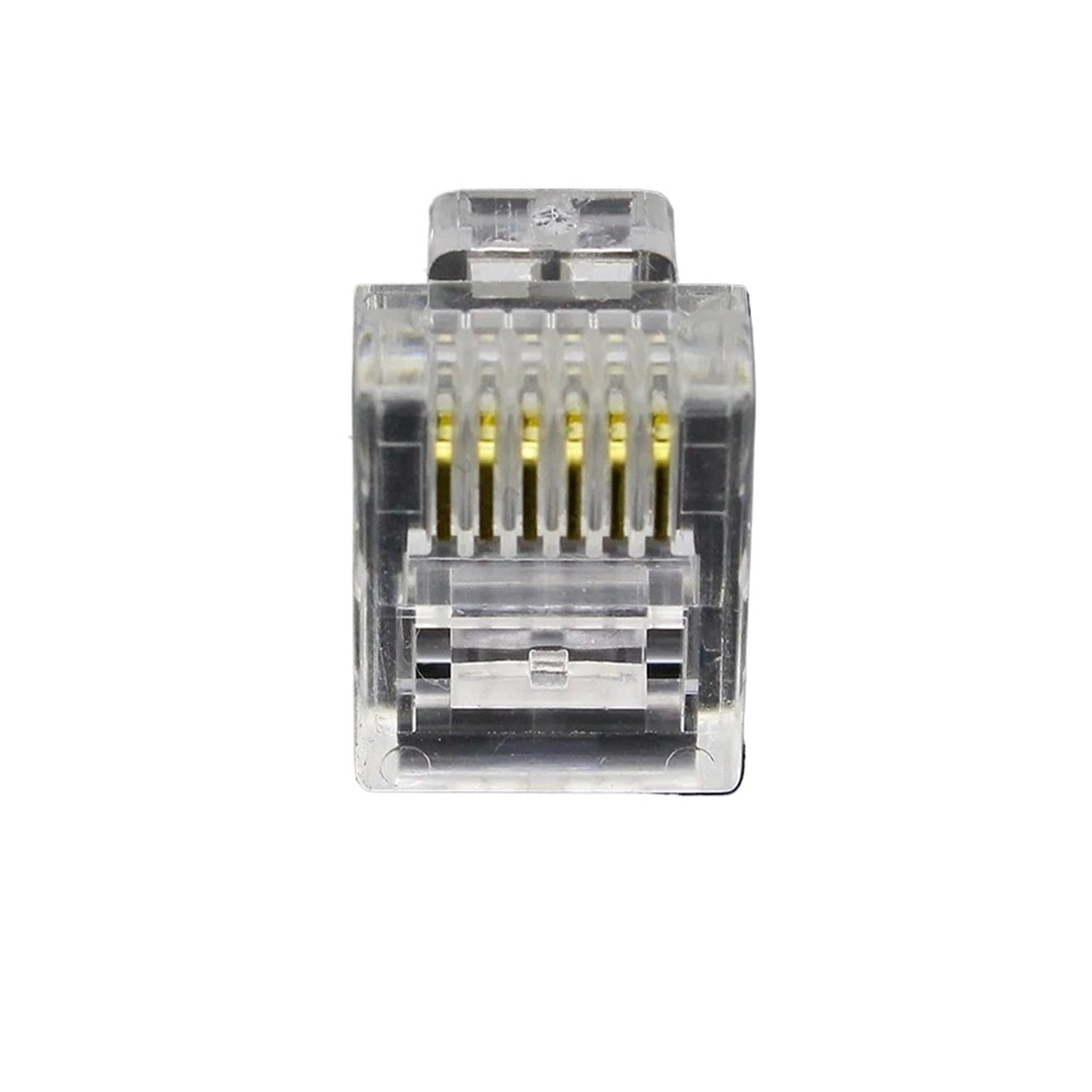 Tel Modular Plug Rj11 5/10/20pcs 6P6C 6 Pins 6 Contacts RJ11 Telephone Modular Plug Jack,RJ11 ...