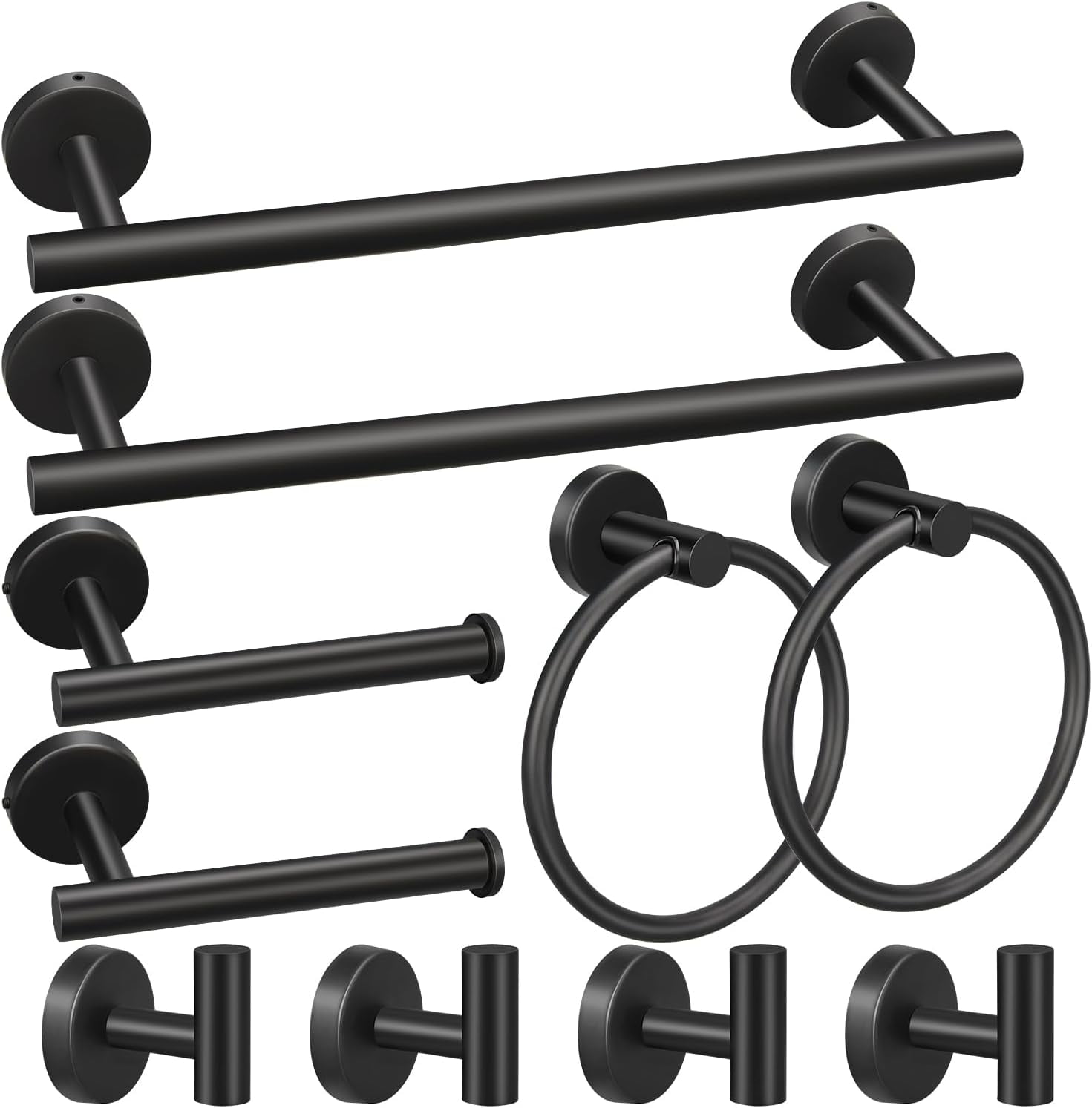 5/10/20pcs Bathroom Hardware Set, Including 16" Hand Towel Bars, Toilet ...