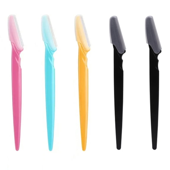 5/10/30/40pcsbrow Razor and Face Razor for Women and Men, Eyebrow Hair Trimmer and Shaver with Protective Cover,Safe