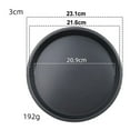 thumbnail image 1 of 5-10 inch Non-Stick Pizza Trays Steel Baking Tool Pizza Pan Oven Tool, 1 of 8