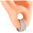 thumbnail image 1 of 5/10 PCS 16G Seamless Septum Nose Piercing Rings Zirconia Segment Tragus Hoop Rings 316 Stainless Steel Helix Ring Stack Clickers Ear Plugs Hangers Women Body Jewelry, 1 of 7