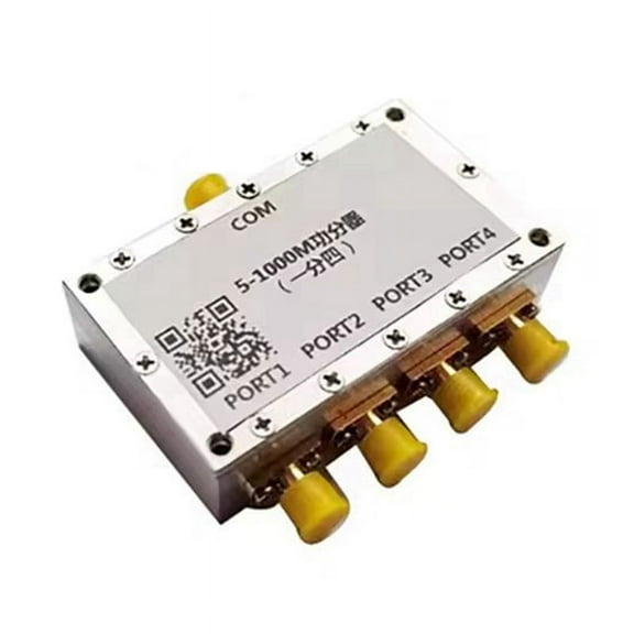 5-1000M Power Divider Combiner 1 to 4 Power Splitter for UHF VHF 433M Transceiver Radio Amplifier