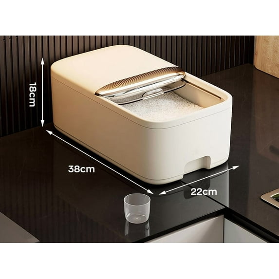 5/10KG Rice Storage Box Home with Lid Insect Proof Moisture Proof Rice ...