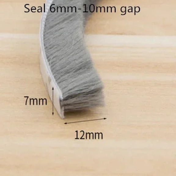 5/10Meter Self-adhesive Sealing Wind-proof Brush Strip Home Door Window One volume Sound Insulation Dust Strip Weather Stripping