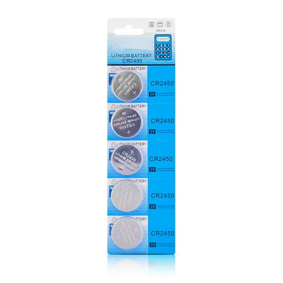 5/10PC Long last CR2450 Coin Cell Battery for Key Dependable Performances