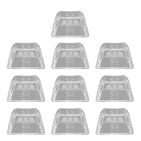 5/10PCS Keycaps 1U XDA Height Clear Backlit Keycap Set For Gamers And Office Use Upgrades Keyboard Pattern