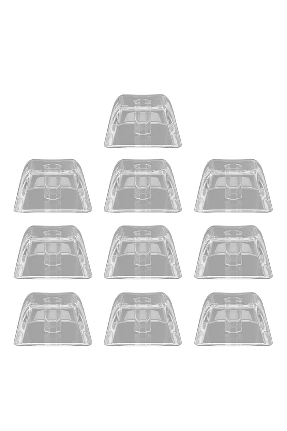 5/10PCS Keycaps 1U XDA Height Clear Backlit Keycap Set For Gamers And Office Use Upgrades Keyboard Pattern