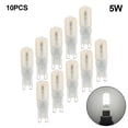thumbnail image 1 of 5/10PCS LED Bulb 5W G9 Light Bulb Dimmable AC 220V LED Lamp Milky White Cover, 1 of 4