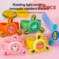 thumbnail image 1 of 5/10PCS Mosquito Repellent Waterproof Cartoon Creative Rotating Luminous Anti Insect Bracelets Anti Mosquito Watch Cute Flash, 1 of 9