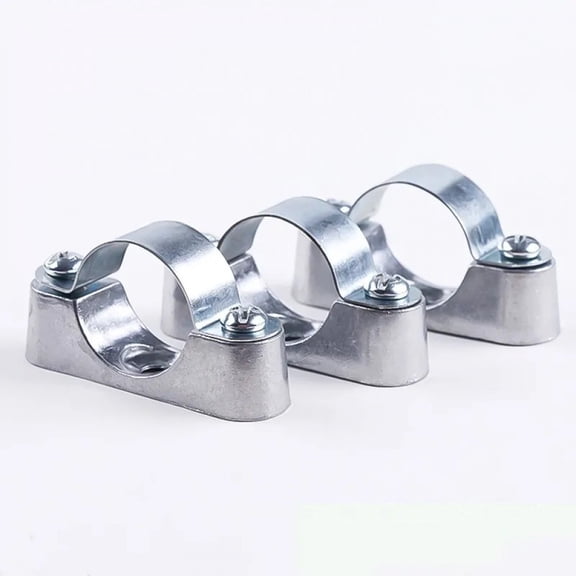 5/10Pcs 16/20/25/32/40/50Mm Aluminum Alloyl Off-Wall Code Saddle Clip Pipe Clamp Pipe Bracket Fixed Clip
