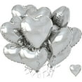 5/10Pcs 18inch Pink Love Heart Shape Foil Balloons Wedding Decoration