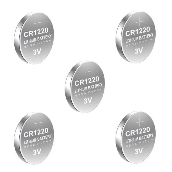 5/10Pcs CR1220 Lithiums Coin Cell Batteries for Automotive Digital Scale and Industrial Applications