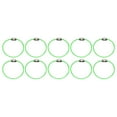 thumbnail image 1 of 5/10Pcs Durable Steel Wire Rope Ring Connector Keychain Key Holder Hanging Cable Key Ring, 1 of 8
