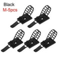 thumbnail image 1 of 5/10Pcs Electrical Equipment Supplies Cord Management Wire Holder Organizer Table Desk Storage Self-adhesive Cable Clips Wire Tie Cable Tie BLACK M-5PCS, 1 of 8