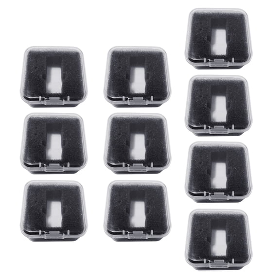 5/10Pcs Phono Shell Case Cartridge Keeper Clear Box Phonograph Head Storage Box Phonograph Head Needle Rack Display