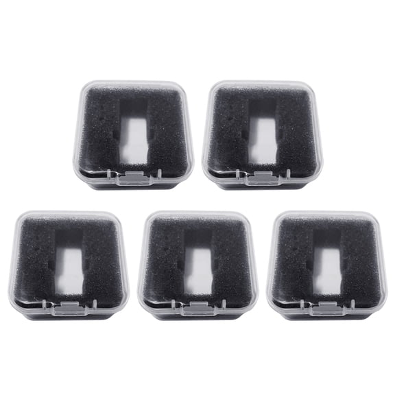 5/10Pcs Phono Shell Case Cartridge Keeper Clear Box Phonograph Head Storage Box Phonograph Head Needle Rack Display