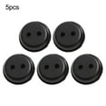 thumbnail image 1 of 5/10pcs 2-Hole Black Rubber Fuel Gas Tank Line Grommet For Home Trimmer Brush Cutters Lawn Mower For Husqvarna Garden Tool Part, 1 of 9