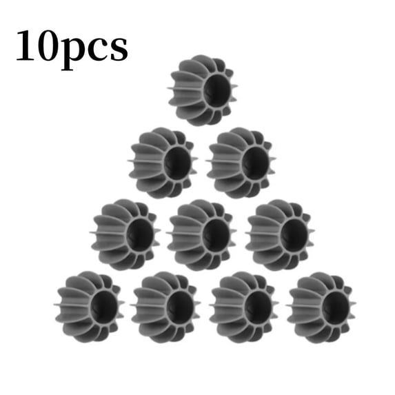 5/10pcs Laundry Balls Reusable Anti-winding Clothes Magic Cleaning Ball Washing Machine Pet Hair Remover Cloth Care Cleaner Tool (10pcs Grey)
