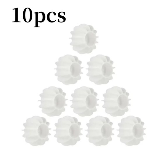 5/10pcs Laundry Balls Reusable Anti-winding Clothes Magic Cleaning Ball Washing Machine Pet Hair Remover Cloth Care Cleaner Tool (10pcs White)