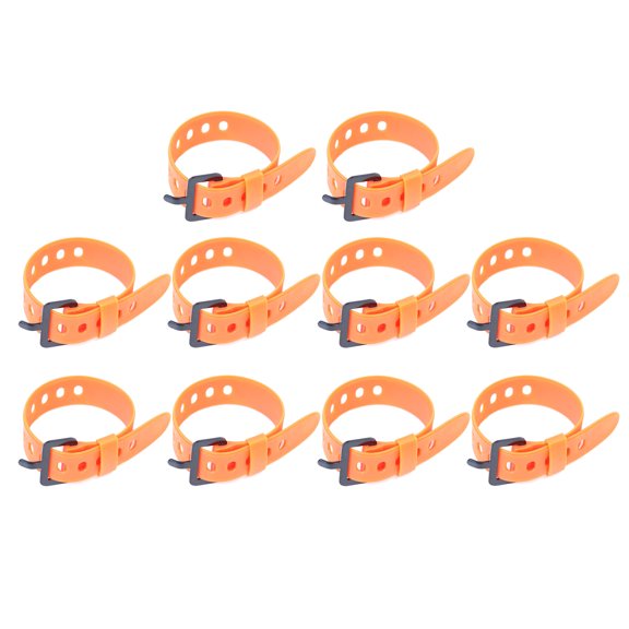5/10pcs Rubber Cargo Tie Down Luggages Lashes Belt Strap Travel Tied Belt Campings Hikings Cargo Storage Belt Buckle