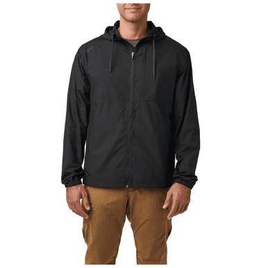 5.11 Radar Packable Hooded Jacket, Black, Large