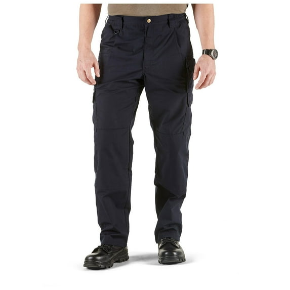 5.11 Work Gear Men's Taclite Pro Performance Pants, Cargo Pockets, Action Waistband, Dark Navy, 50W x 29L, Style 74273ABR
