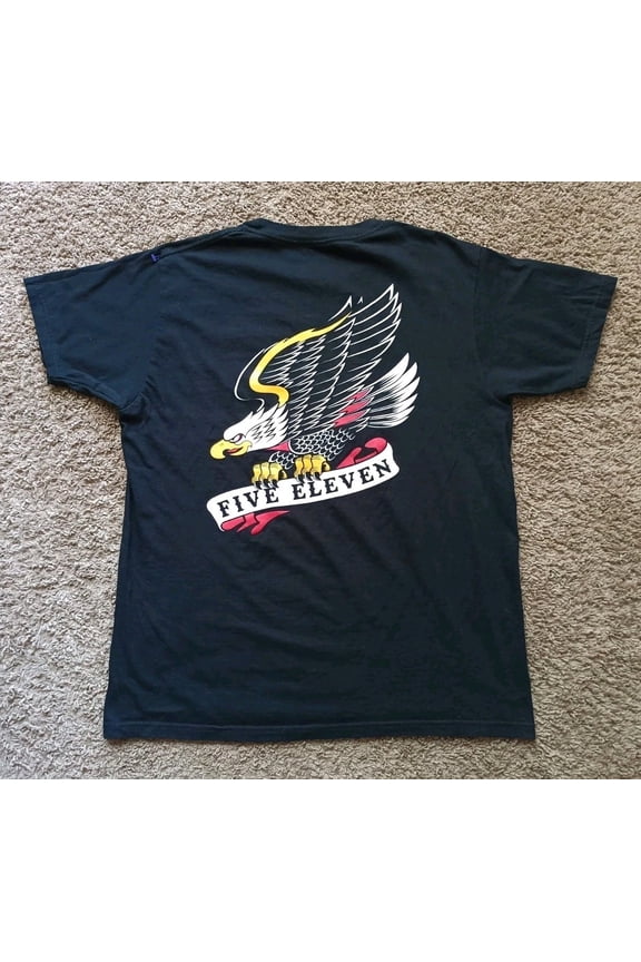 5.11 Tactical Eagle T-Shirt Men's Medium Black Short Sleeve
