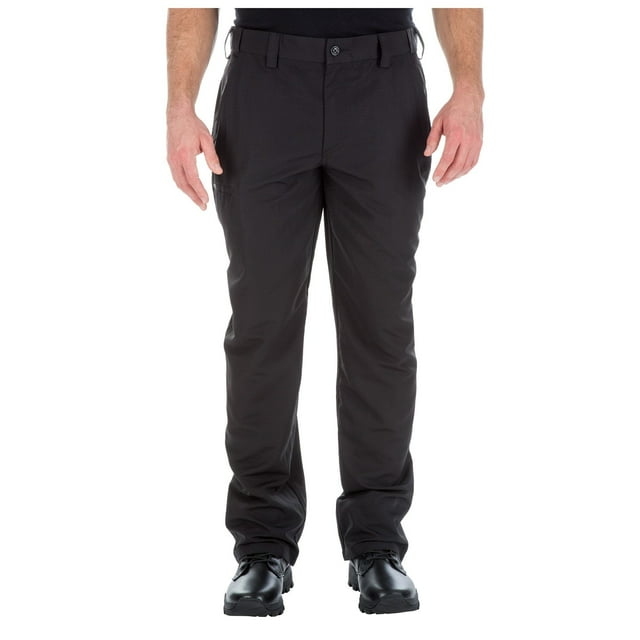 5.11 Tactical Fast-Tac Urban Pants, Water-Resistant Finish, Self-Adjusting Waistband, Black, 30W x 34L, Style 74461