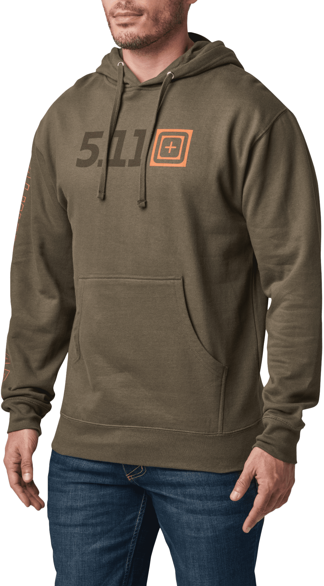 Tactical Long-Sleeve Hoodie for Men Ranger Green XL