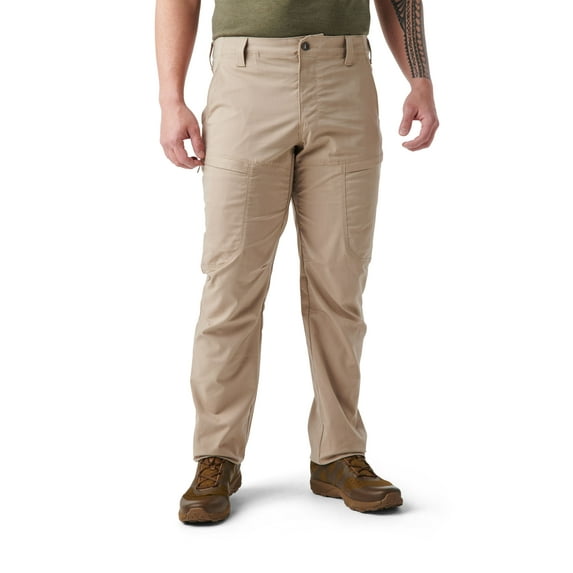 5.11 Tactical Men's Ridge Pant, Flex-Tac Stretch Fabric, Comfort Waist, Style 74520, Khaki, 38W x 34L