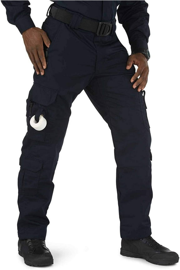 Tactical Men's Taclite EMS EMT Responder Uniform Pants, Teflon Finish, Style 74363, Dark Navy, 30Wx36L