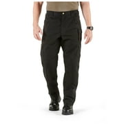 5.11 Tactical Men's Taclite Pro Work Pants, Lightweight Poly-Cotton Ripstop Fabric, 46, Black, Style 74273L