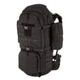 thumbnail image 1 of 5.11 Tactical Military RUSH100 60L Deployment Backpack, Hydration & Storage Ready, Style 56555, Black, Small/Medium: 30"-36" Hip, 1 of 4