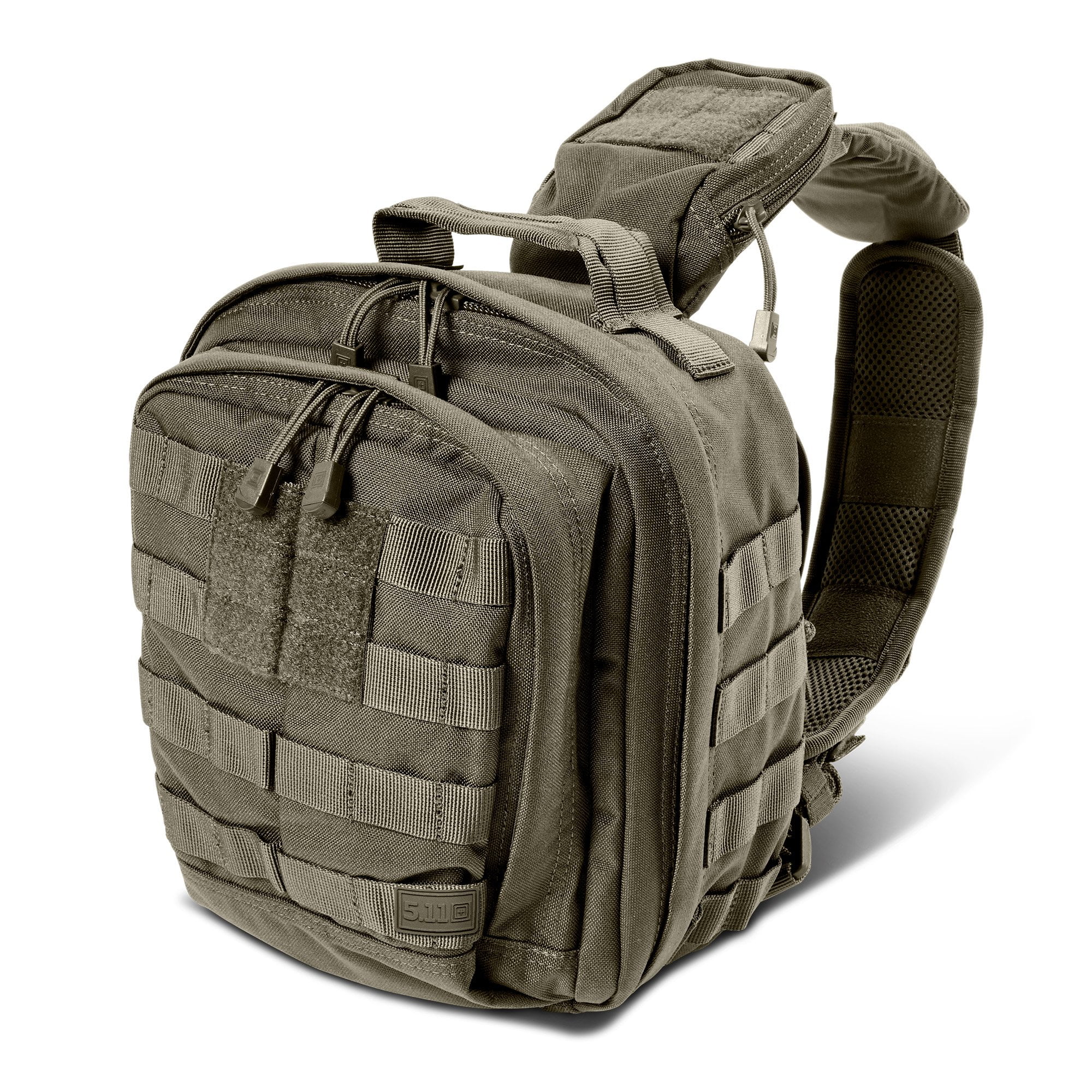 5.11 Tactical Rush MOAB 6 Sling Pack, Water-Resistant, Customizable Sling  Bag, Ranger Green, 1 SZ , Style 56963