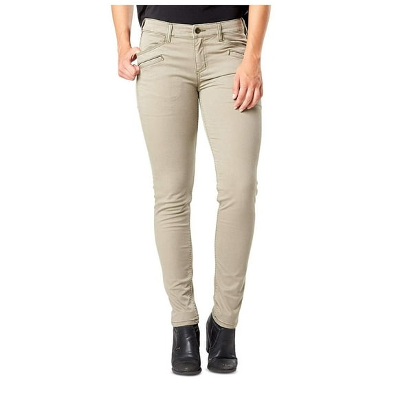 5.11 Tactical Women's Defender-Flex Slim Pants, Stone, 6/Regular