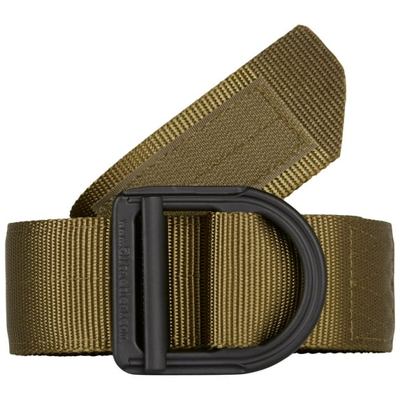 5.11 Work Gear 1.75-Inch Operator Belt, Stainless Steel Buckle, Fade- and Rip-Resistant, TDU Green, Small, Style 59405