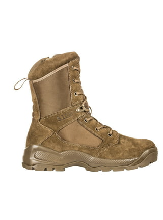  5.11 Tactical A/T All-Terrain 6-Inch Non-Zip Boots, High  Performance and Traction Work Boot, Dark Coyote, 4 Regular, Style 12440 :  Clothing, Shoes & Jewelry