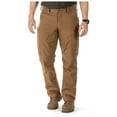 thumbnail image 1 of 5.11 Work Gear Apex Cargo Work Pants, Flex-Tac Stretch Fabric, Gusseted, Teflon Finish, Battle Brown, 38W x 34L, Style 74434, 1 of 7