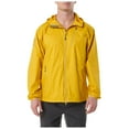thumbnail image 1 of 5.11 Work Gear Cascadia Windbreaker Packable Hooded Jacket, Lightweight Polyester, Curry, Large, Style 48339, 1 of 6