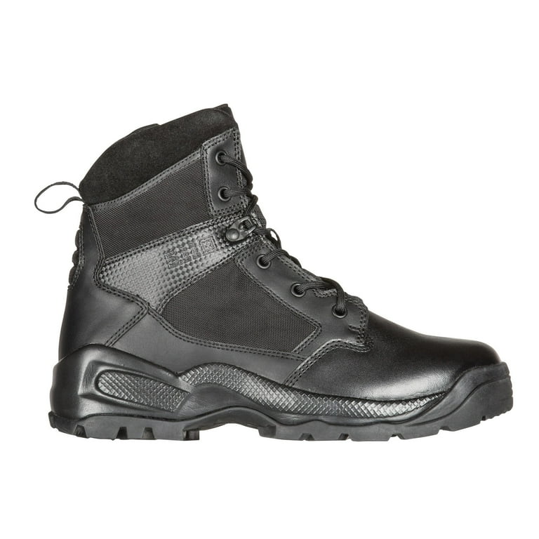 Work Gear Men's ATAC 6-Inch Side Zip Military Boot, Black