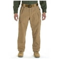 thumbnail image 1 of 5.11 Work Gear Men's Active Work Pants, Superior Fit, Double Reinforced, 100% Cotton, Coyote, 44W x 36L, Style 74251, 1 of 3