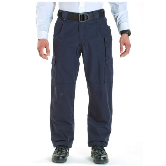 5.11 Work Gear Men's Active Work Pants, Superior Fit, Double Reinforced, 100% Cotton, Fire Navy, 40W x 32L, Style 74251ABR