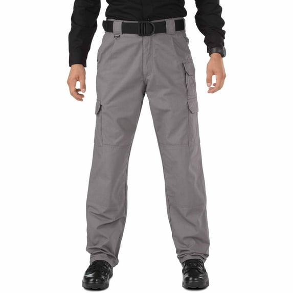 5.11 Work Gear Men's Active Work Pants, Superior Fit, Double Reinforced, 100% Cotton, Grey, 38W x 30L, Style 74251