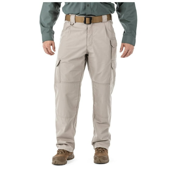 5.11 Work Gear Men's Active Work Pants, Superior Fit, Double Reinforced, 100% Cotton, Khaki, 30W x 36L, Style 74251
