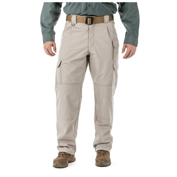 5.11 Work Gear Men's Active Work Pants, Superior Fit, Double Reinforced, 100% Cotton, Khaki, 34W x 34L, Style 74251ABR